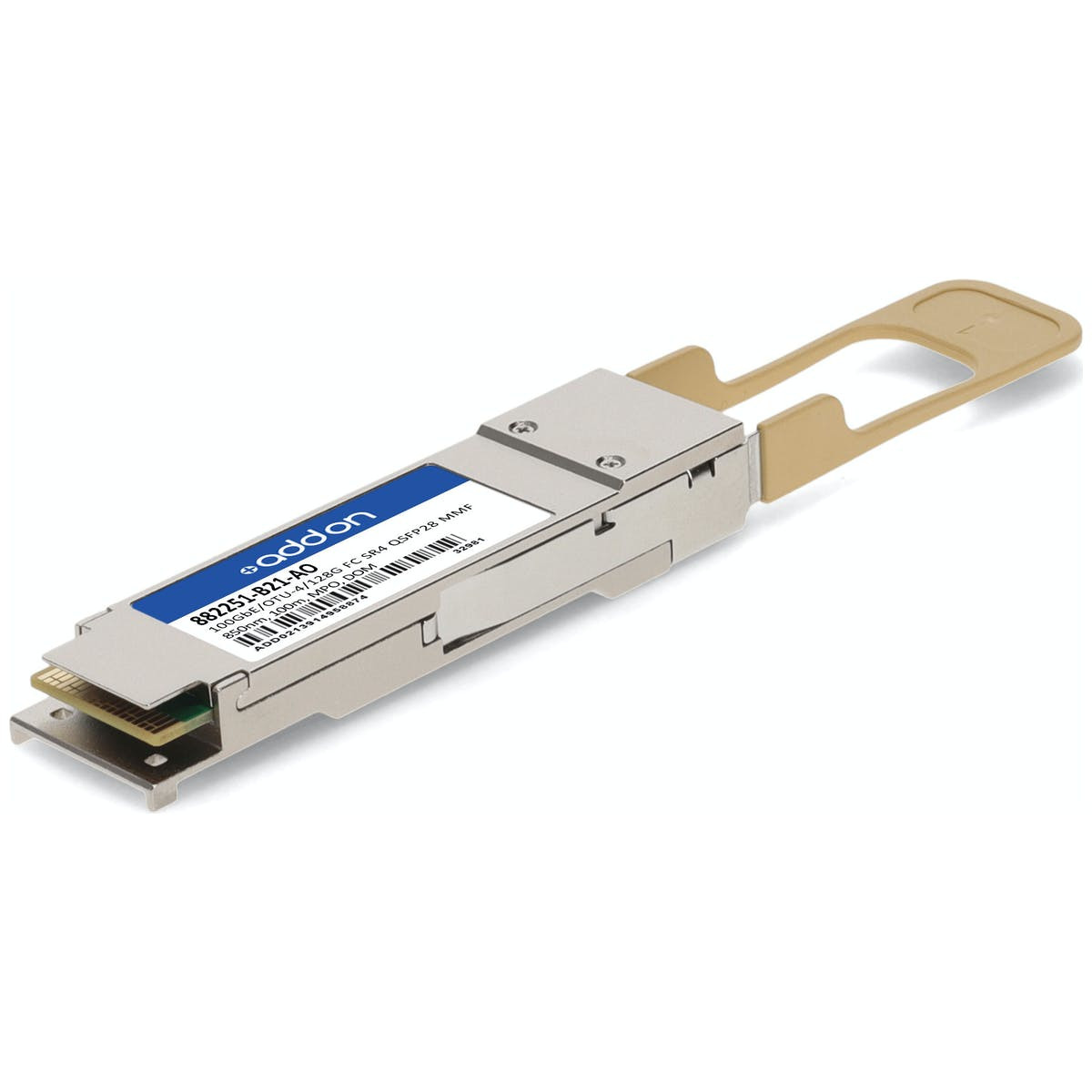 882251-B21-AO , AddOn Networks 882251-B21-AO network transceiver module Fiber optic 100000 Mbit/s SFP28 850 nm
