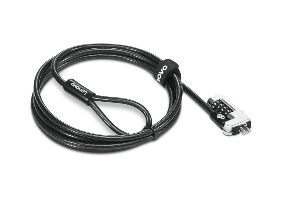 4XE1F30277 , Lenovo 4XE1F30277 cable lock Black 70.9" (1.8 m)