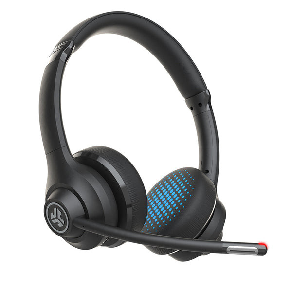 HBGOWORKRBLK4 , JLab Go Work Wireless Headset Wired & Wireless Head-band Calls/Music USB Type-C Bluetooth Black, Blue