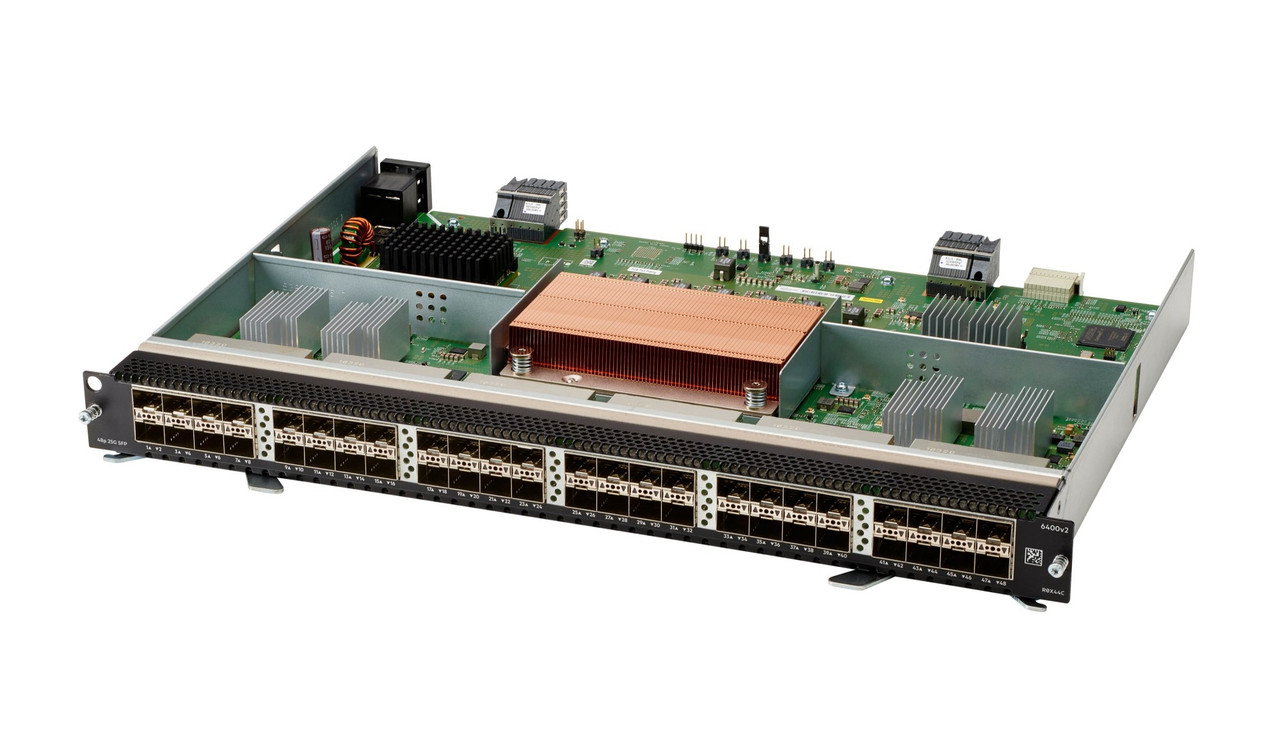 R0X44C , HPE Aruba Networking CX 6400 48-port 1G/10G/25GbE SFP28 v2 Extended Tables Module