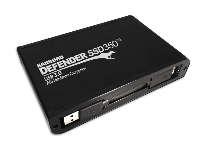 KDH3B-350F-2TSSD , iStorage Kanguru DEFENDER SSD350 2 TB Micro-USB B 3.2 Gen 1 (3.1 Gen 1) Black
