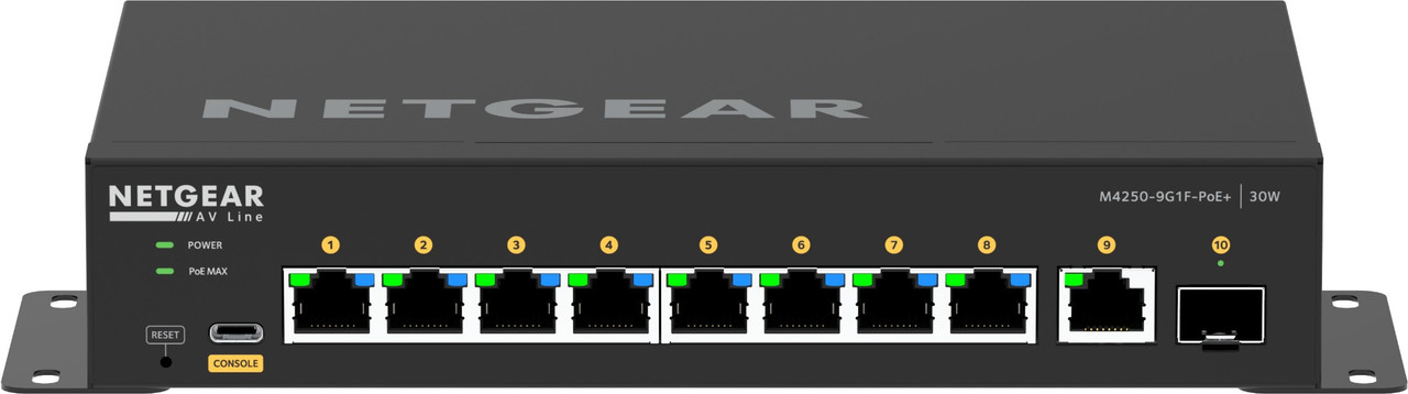 GSM4210PD-100NAS , NETGEAR GSM4210PD-100NAS network switch Managed L2/L3 Gigabit Ethernet (10/100/1000) Power over Ethernet (PoE) Black