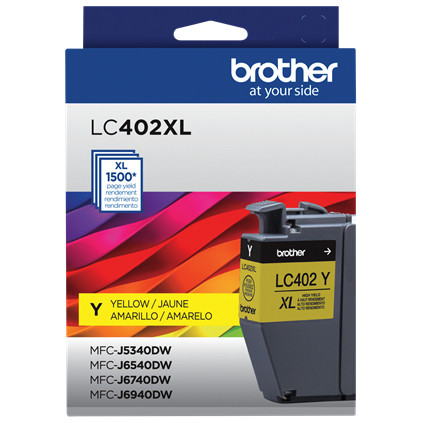 LC402XLYS , Brother LC402XLYS ink cartridge 1 pc(s) Original High (XL) Yield Yellow