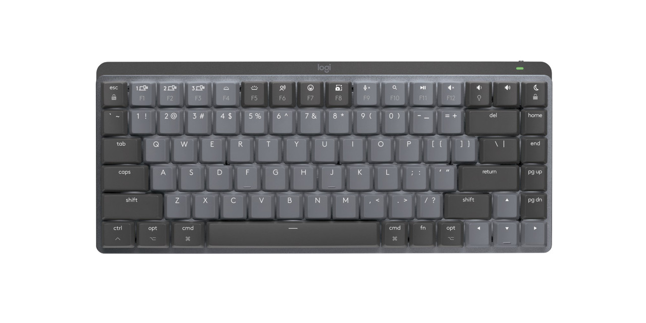 920-010831 , Logitech MX Mechanical Mini for Mac keyboard Office RF Wireless + Bluetooth QWERTY English Gray