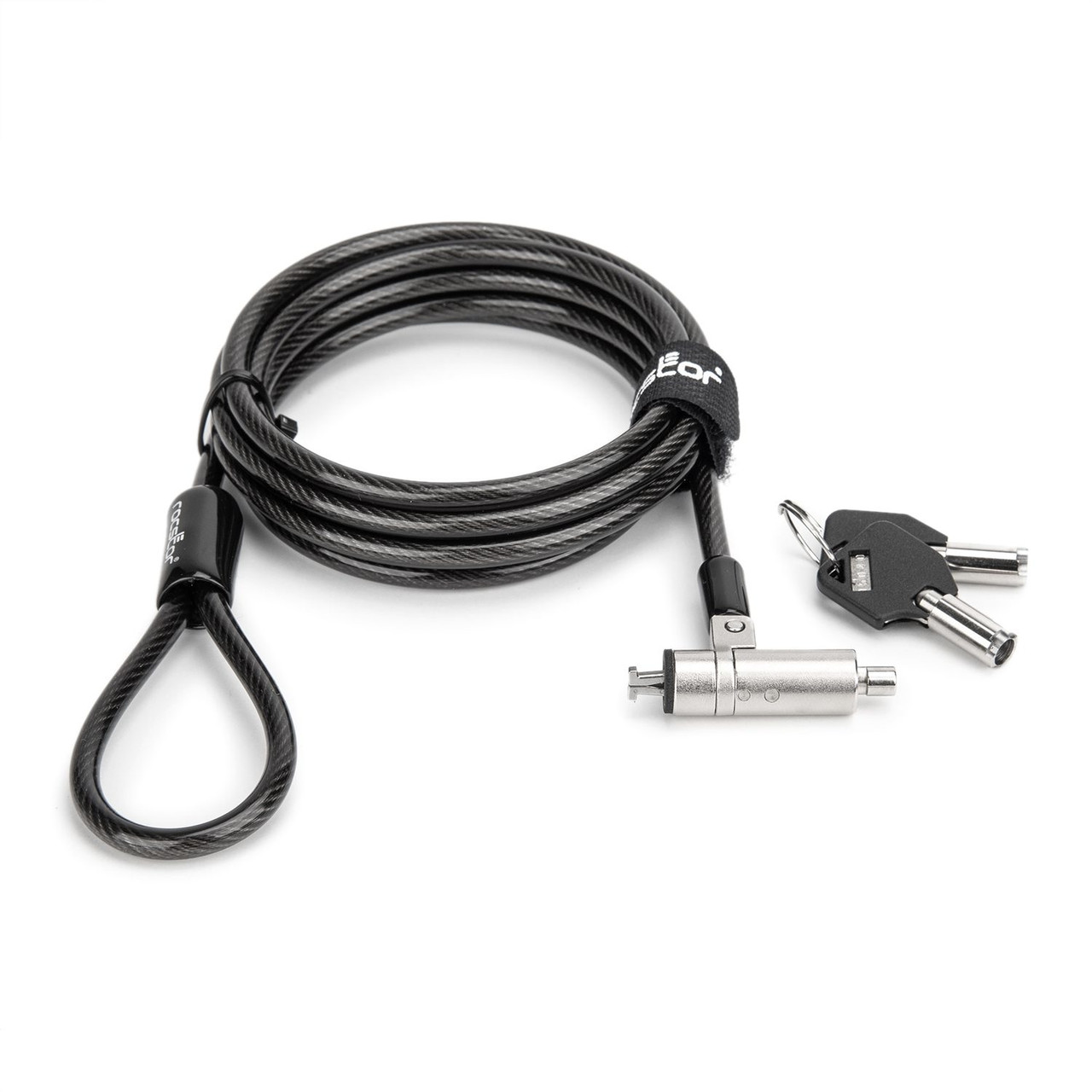 Rocstor Rocbolt N19 cable lock Black, Silver 70.9" (1.8 m) - Y1RB008-B1