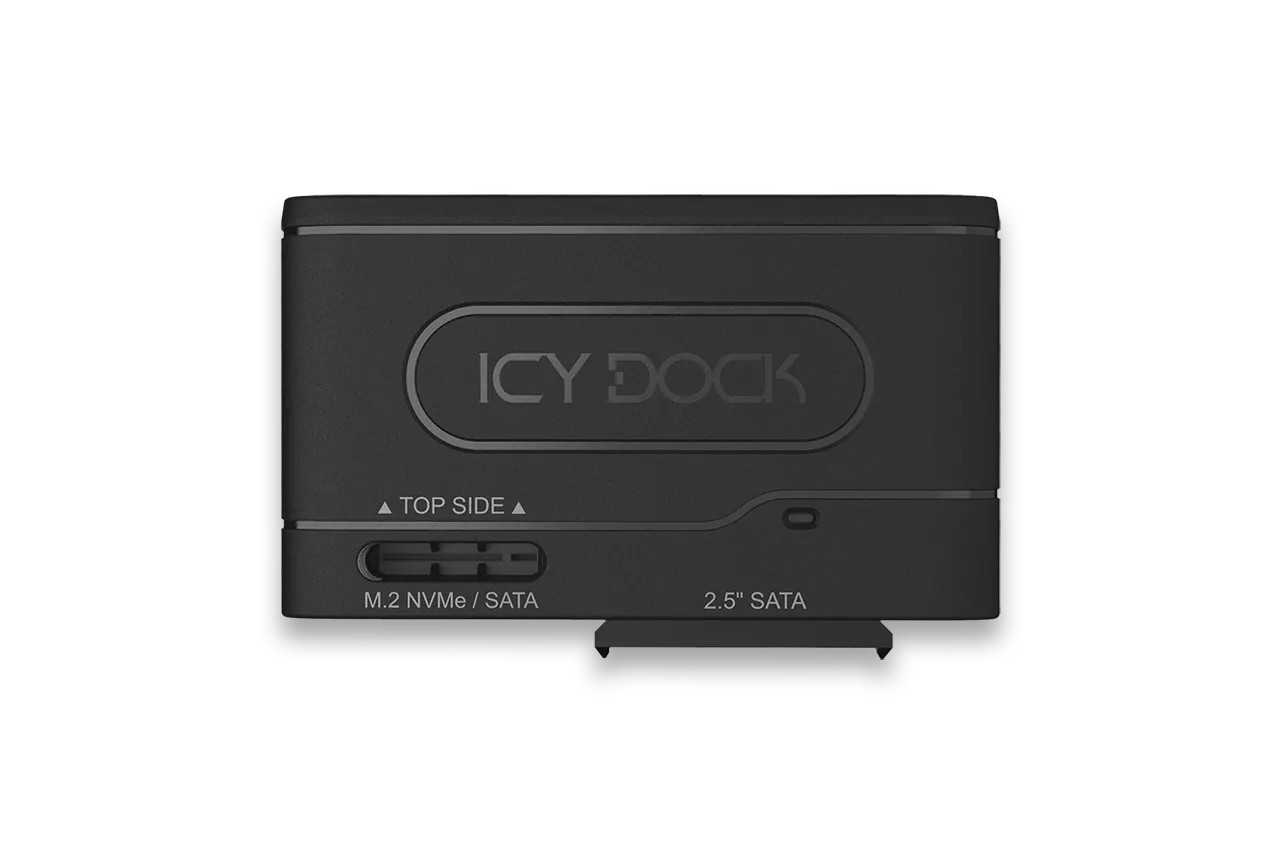 Icy Dock EZ-Adapter MB104U-1SMB USB 3.2 Gen 2 (3.1 Gen 2) Type-C Black
