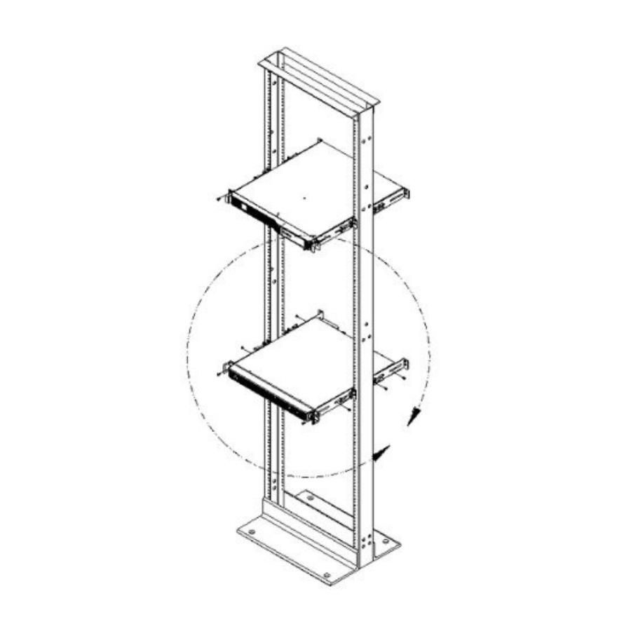 Vertiv Liebert 2POSTRMKIT1U UPS accessory