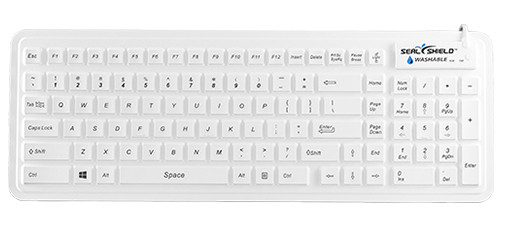 Seal Shield SW106G2M keyboard Home QWERTY US English White