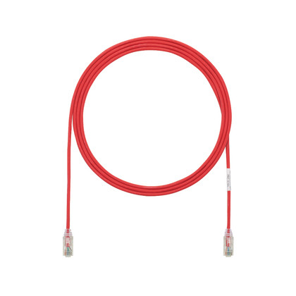Panduit Cat6, 4ft networking cable Red 47.2" (1.2 m) U/UTP (UTP) - UTP28SP4RD
