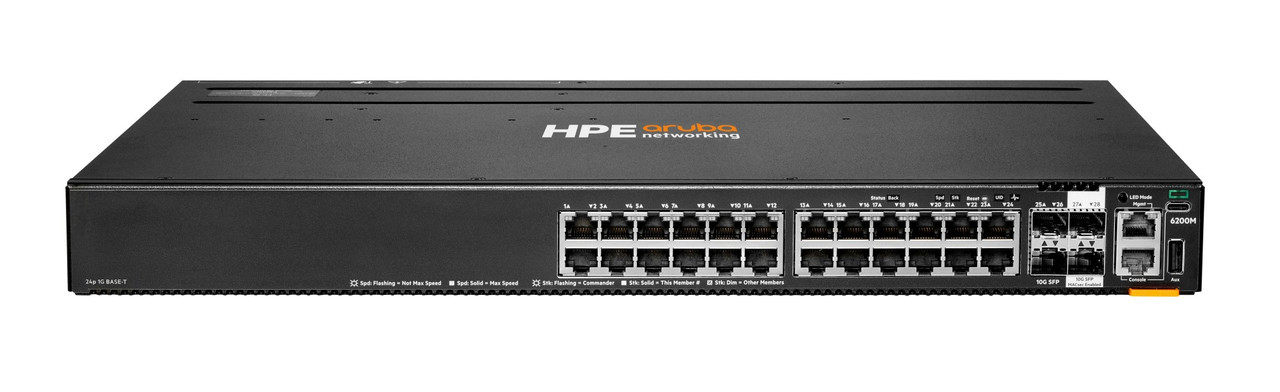 HPE Aruba Networking CX 6200M 24G 4SFP+ Switch - R8Q67A