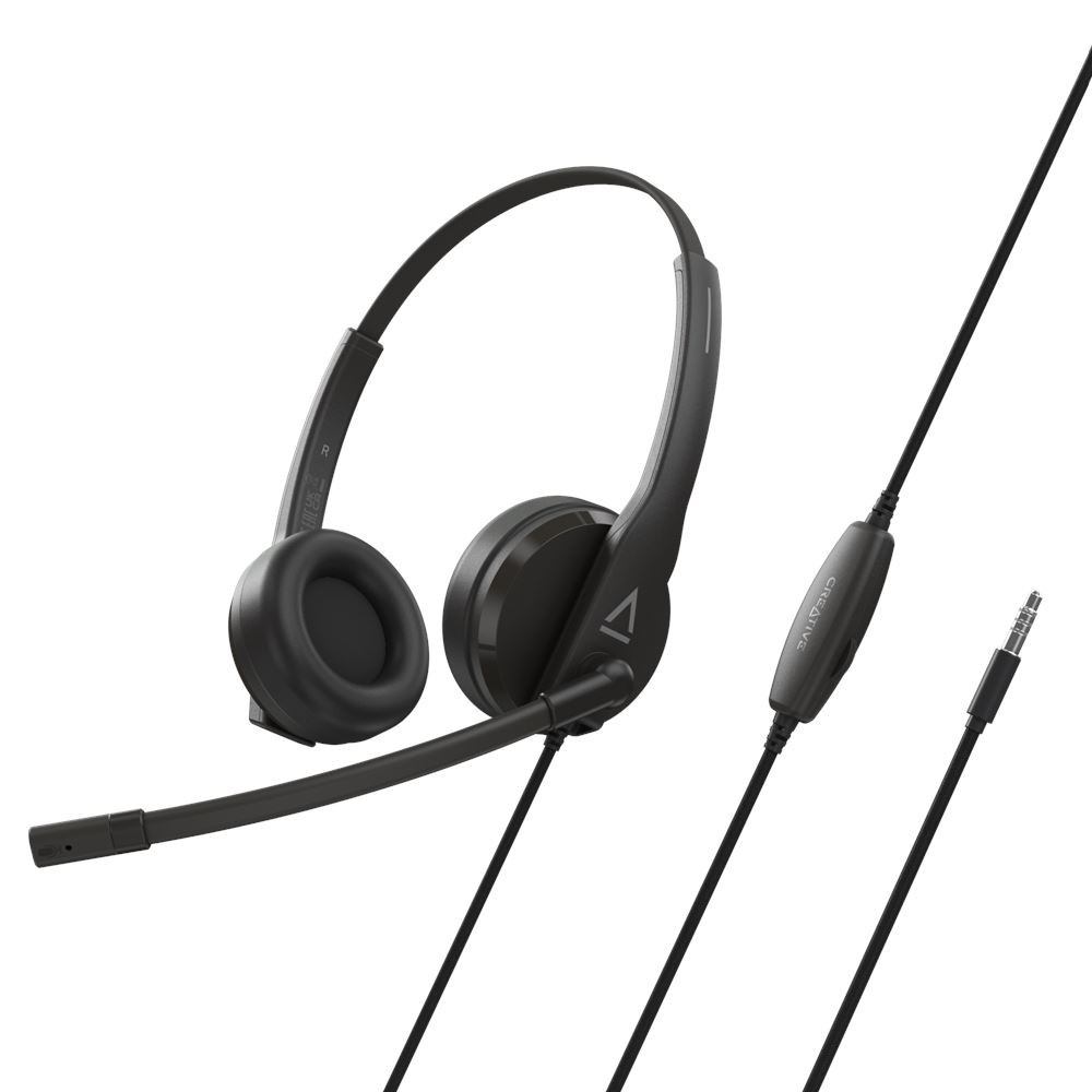 Creative Labs HS-230 Headset Wired Head-band Calls/Music USB Type-A Black - 51EF1110AA000