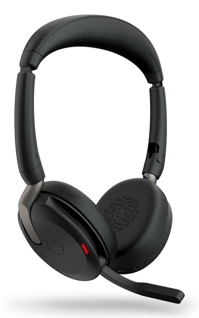 Jabra Evolve2 65 Flex Headset Wireless Head-band Office/Call center USB Type-C Bluetooth Charging stand - 26699-989-889-01