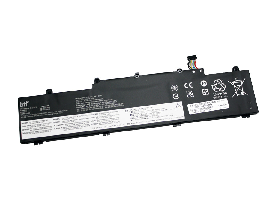BTI 5B10X02606- industrial rechargeable battery Lithium-Ion (Li-Ion) 4050 mAh 11.1 V - 5B10X02606-BTI
