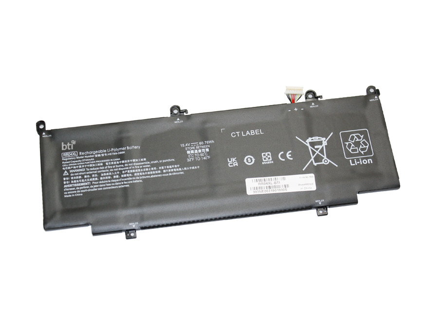 BTI RR04XL- industrial rechargeable battery Lithium-Ion (Li-Ion) 3940 mAh 15.4 V - RR04XL-BTI