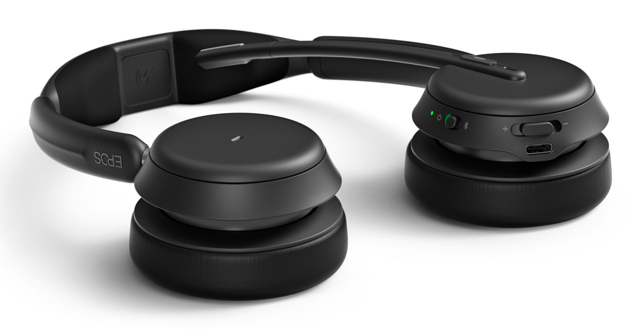 EPOS IMPACT 1061T Headset Wireless Head-band Office/Call center Bluetooth Charging stand Black - 1001173