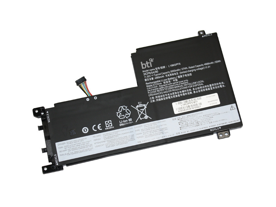 BTI L19C3PF5- industrial rechargeable battery Lithium-Ion (Li-Ion) 4770 mAh 11.52 V - L19C3PF5-BTI