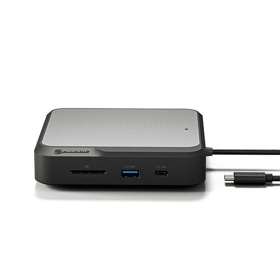 ALOGIC DUCD2 laptop dock/port replicator Wired USB 3.2 Gen 2 (3.1 Gen 2) Type-C Gray, Black