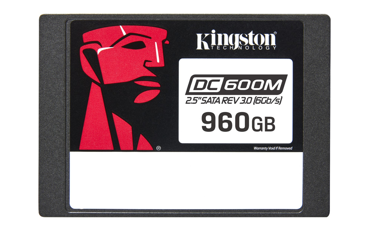 Kingston Technology 960G DC600M (Mixed-Use) 2.5" Enterprise SATA SSD - SEDC600M/960G