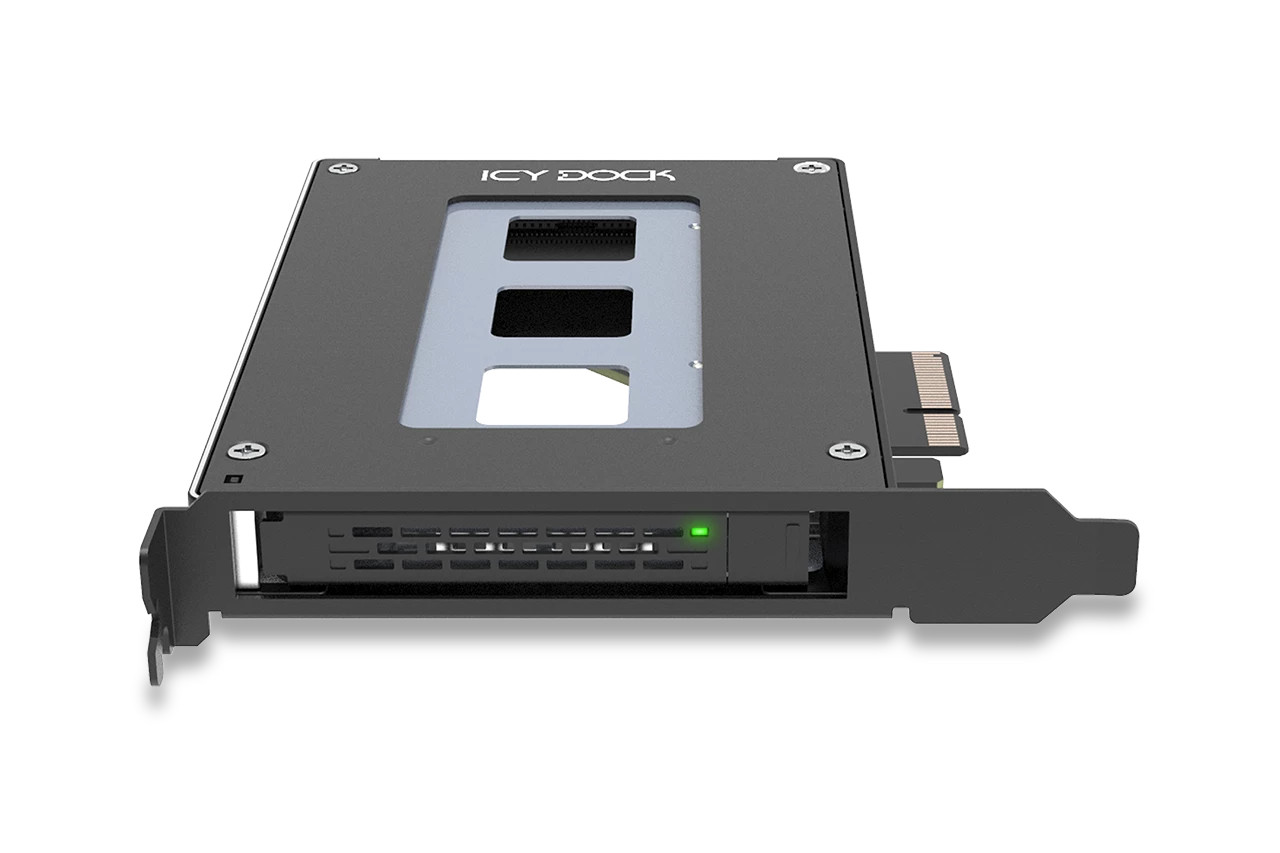 Icy Dock MB111VP-B storage drive enclosure SSD enclosure Black 2.5"