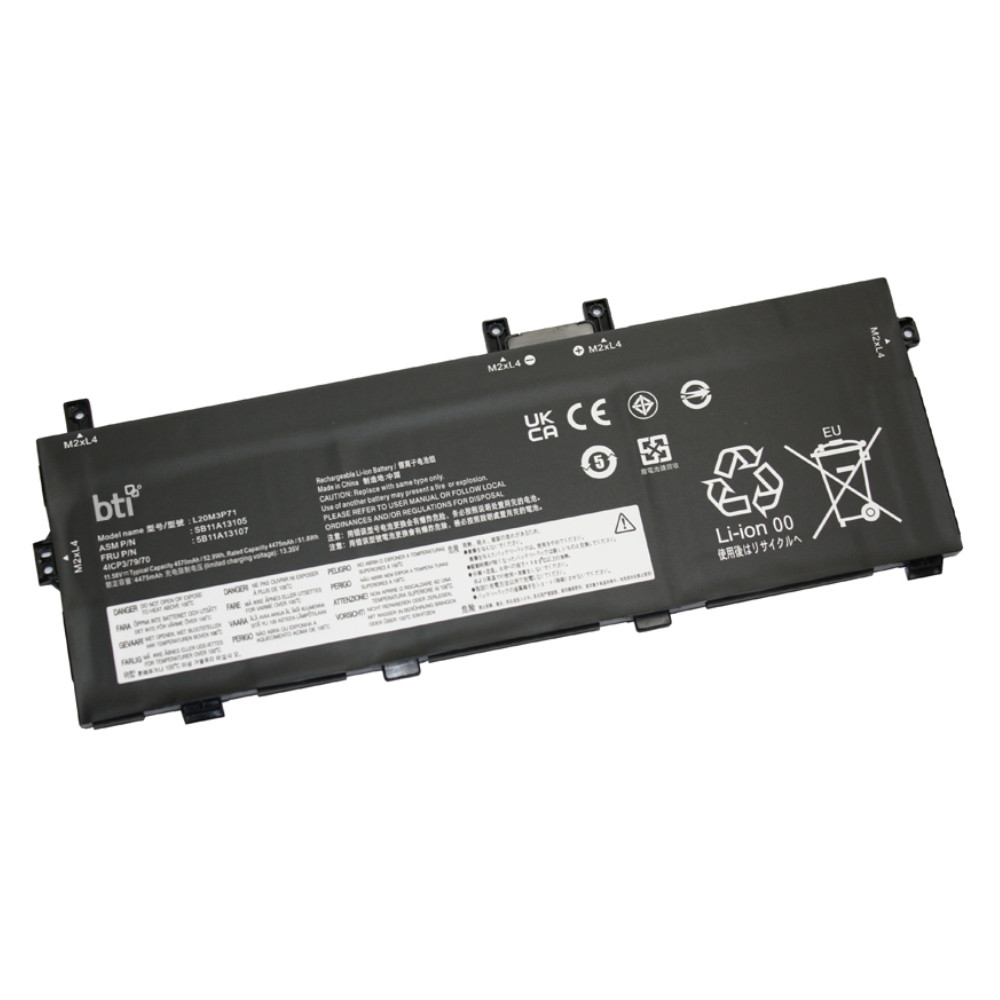 BTI L20M3P71- industrial rechargeable battery Lithium-Ion (Li-Ion) 4570 mAh 11.58 V - L20M3P71-BTI