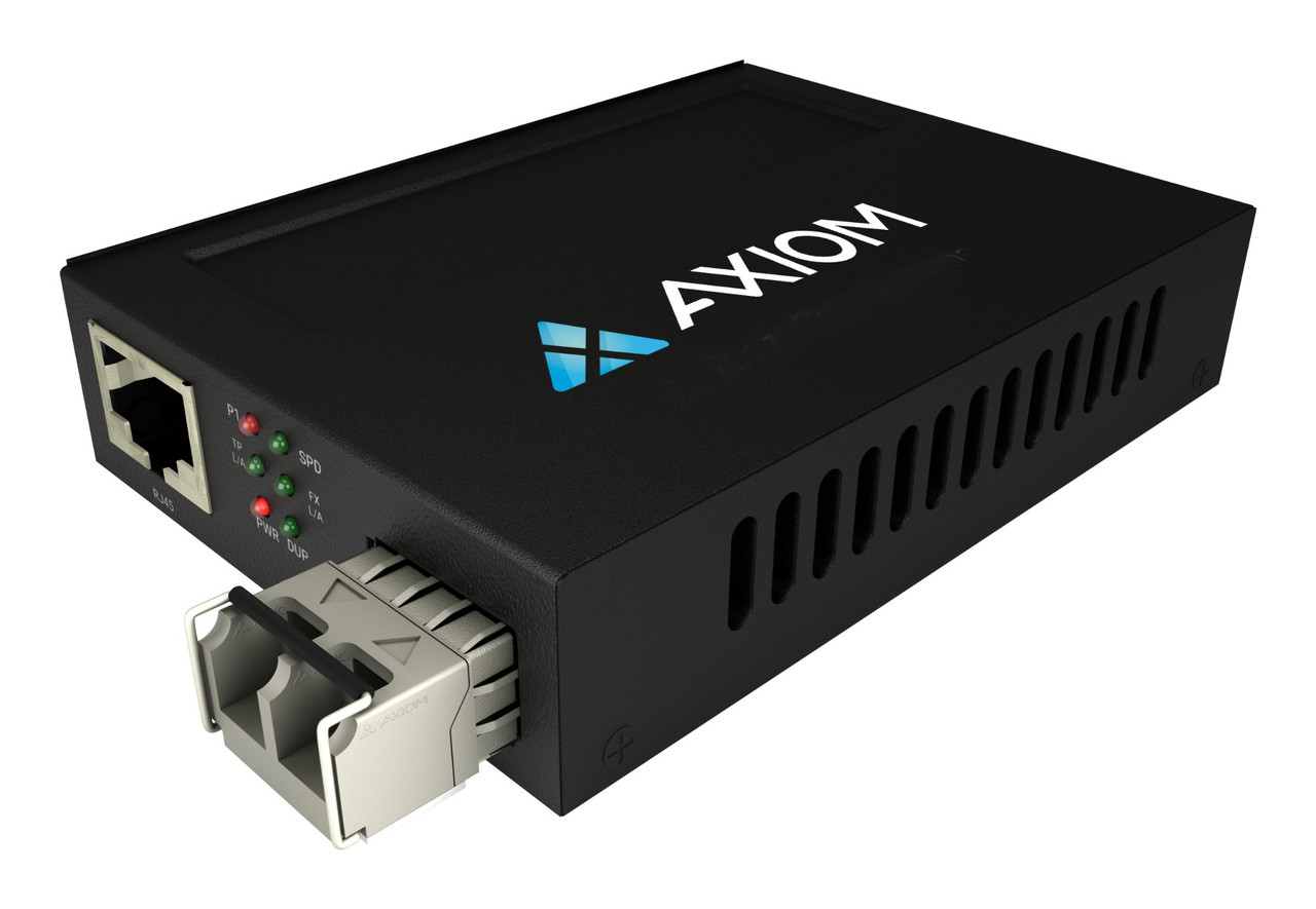 Axiom AXG101496 network media converter 1000 Mbit/s 1310 nm Single-mode Black