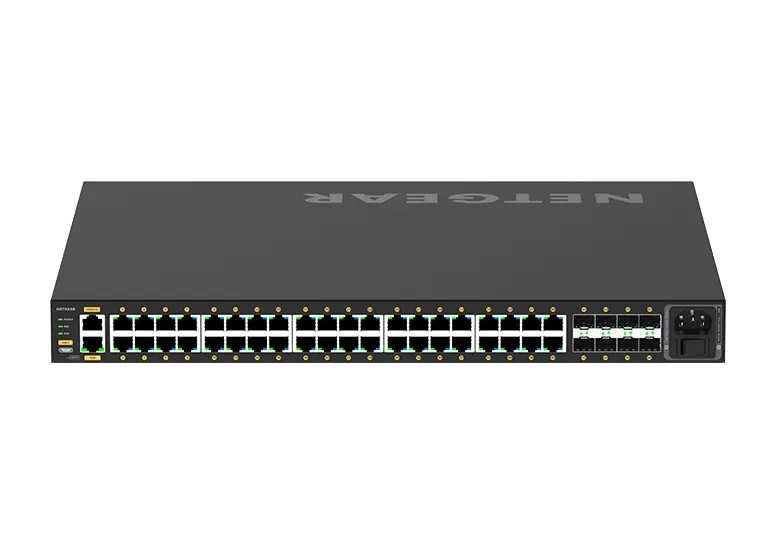 NETGEAR M4250 Managed L2/L3 Gigabit Ethernet (10/100/1000) Power over Ethernet (PoE) 1U Black - GSM4248PX-TAANAS