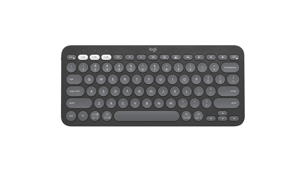 Logitech Pebble Keys 2 K380s keyboard Universal Bluetooth QWERTY English Graphite - 920-011775