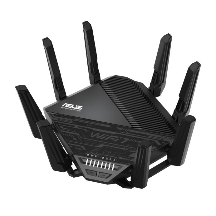 ASUS BE19000 wireless router 10 Gigabit Ethernet Tri-band (2.4 GHz / 5 GHz / 6 GHz) Black - RT-BE96U