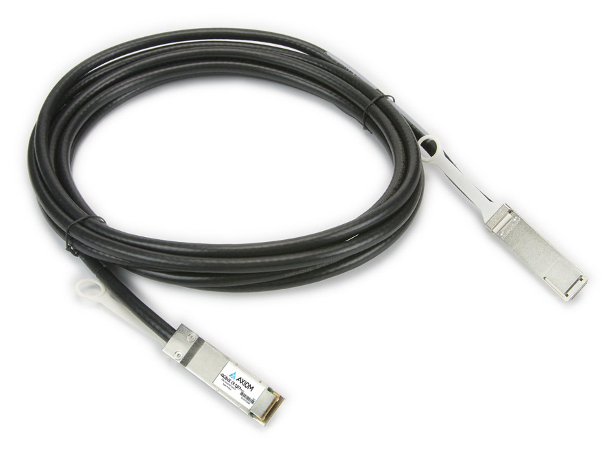 Axiom QFX-QSFP-DAC-2M-AX InfiniBand/fibre optic cable 78.7" (2 m) QSFP+ Black, Silver