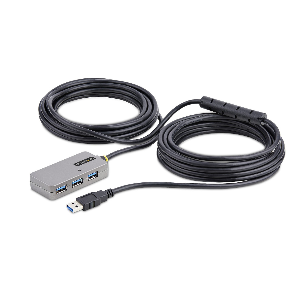 StarTech.com U01043-USB-EXTENDER interface hub USB 3.2 Gen 1 (3.1 Gen 1) Type-A 5000 Mbit/s Black, Silver