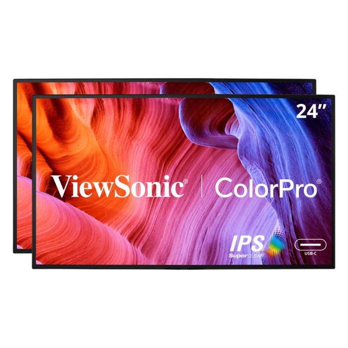 Viewsonic VP2468a_H2 computer monitor 24" 1920 x 1080 pixels Full HD LED Black