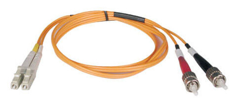 Eaton N518-01M InfiniBand/fibre optic cable 39.4" (1 m) 2x LC 2x ST OFNR Black, Gray, Orange, Red