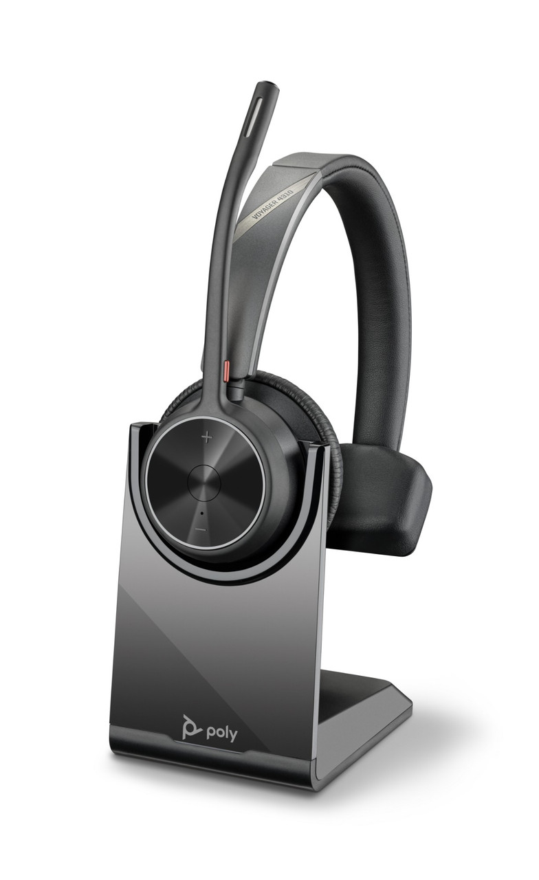 HP Poly Voyager 4310 USB-C Headset +BT700 dongle +Charging Stand - 77Y96AA