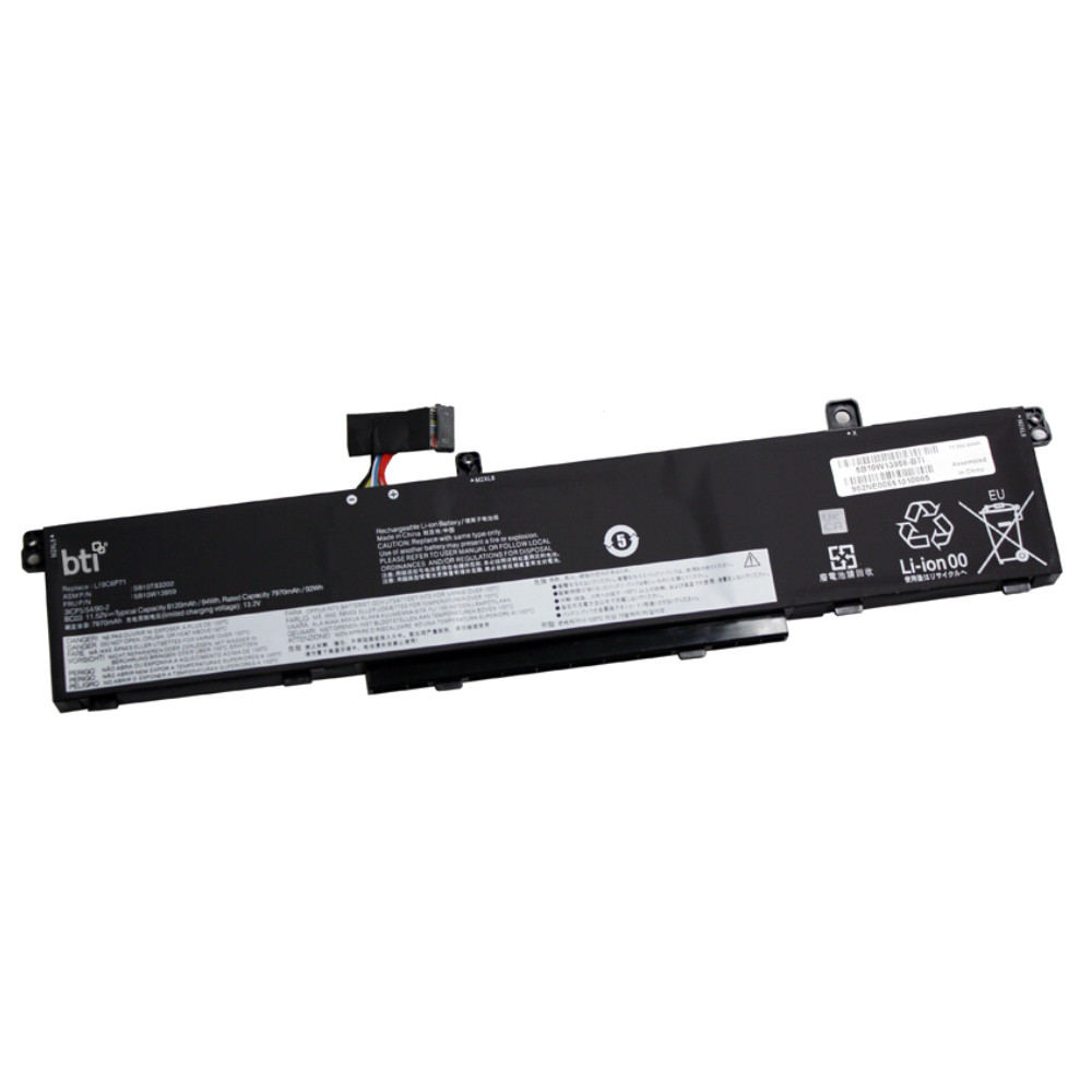 BTI 5B10W13958- industrial rechargeable battery Lithium-Ion (Li-Ion) 7960 mAh 11.55 V - 5B10W13958-BTI