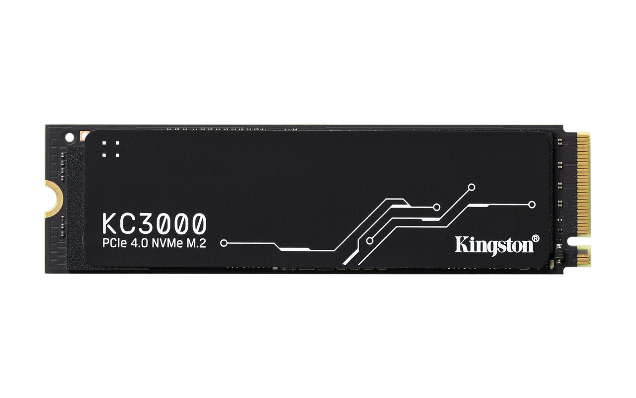 Kingston Technology 4096G KC3000 M.2 2280 NVMe SSD, Bulk - SKC3000D/4096GBK
