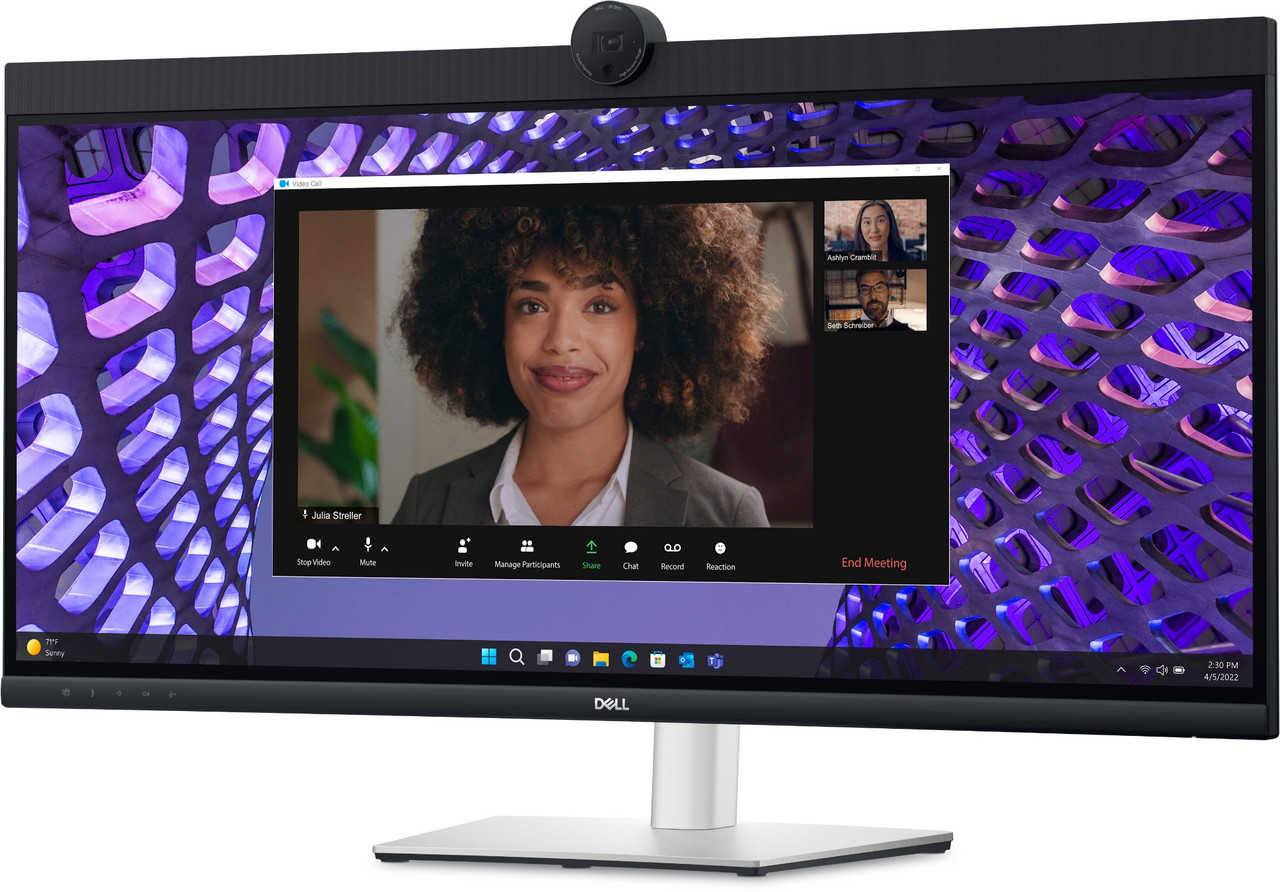 DELL P Series P3424WEB computer monitor 34.14" 3440 x 1440 pixels 4K Ultra HD LCD Black - DELL-P3424WEB