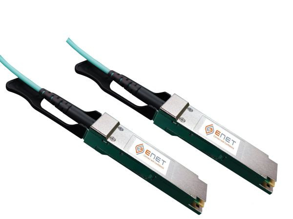 eNet Components MFS1S00-H015E-ENC InfiniBand/fibre optic cable 590.6" (15 m) QSFP56 Black, Silver, Turquoise