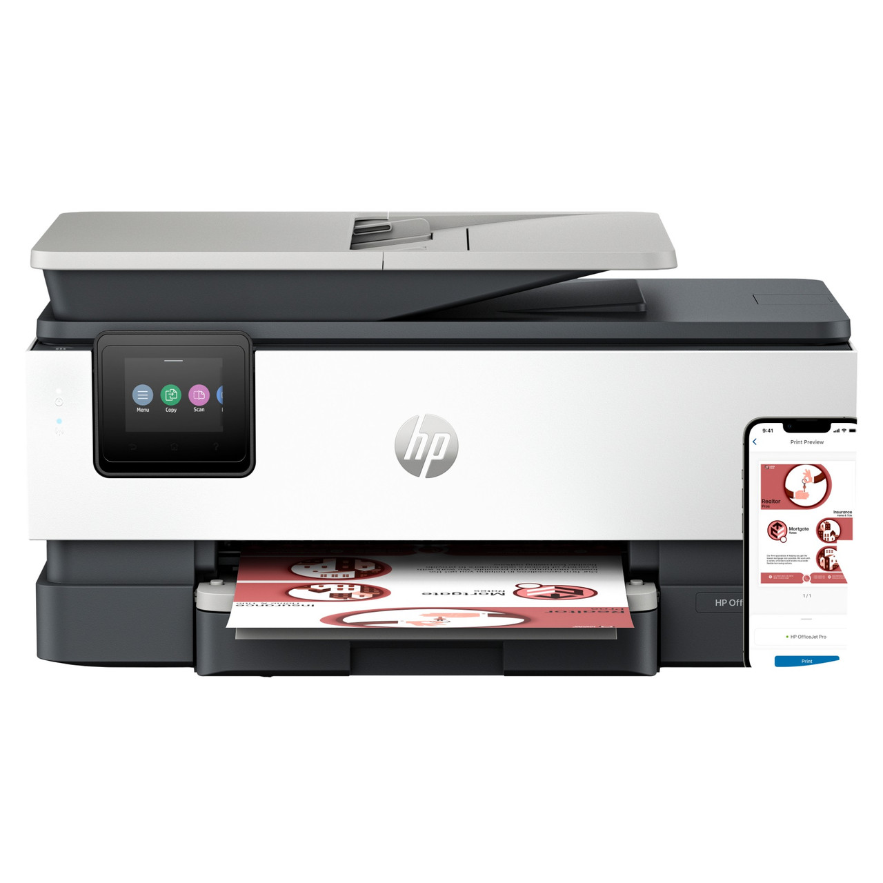 HP OfficeJet Pro 8135e Wireless All-in-One Color Printer, Instant Ink; Two-sided printing - 40Q35A#B1H