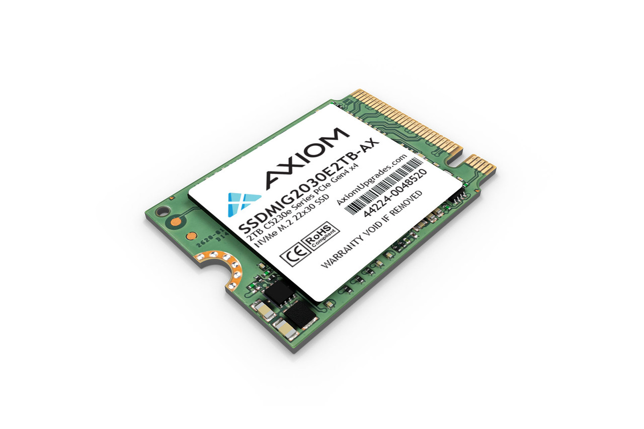 Axiom C5230e 2 TB M.2 PCI Express 4.0 NVMe 3D NAND - SSDMIG2030E2TB-AX