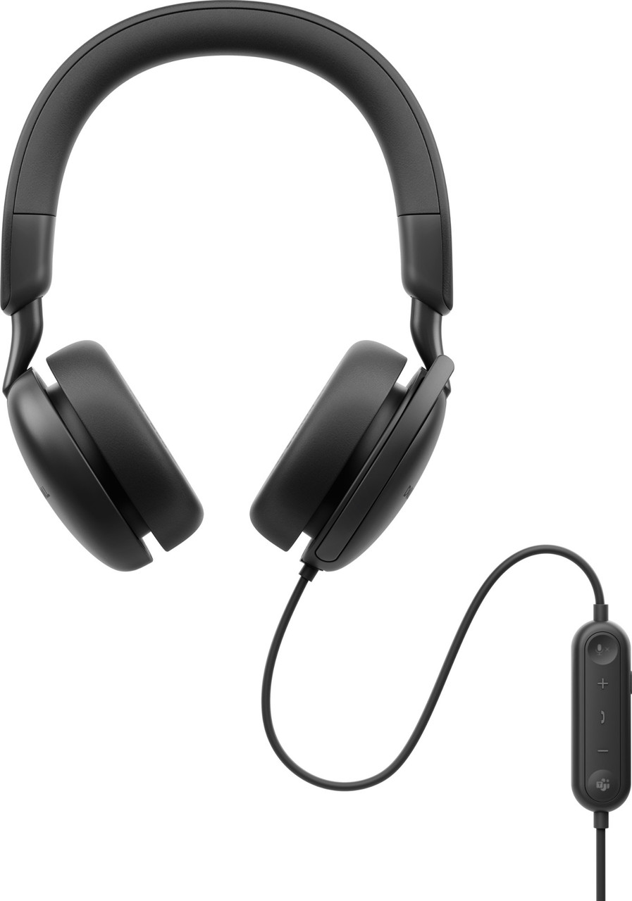DELL WH5024 Headset Wired Head-band Calls/Music USB Type-C Black - WH5024-DWW
