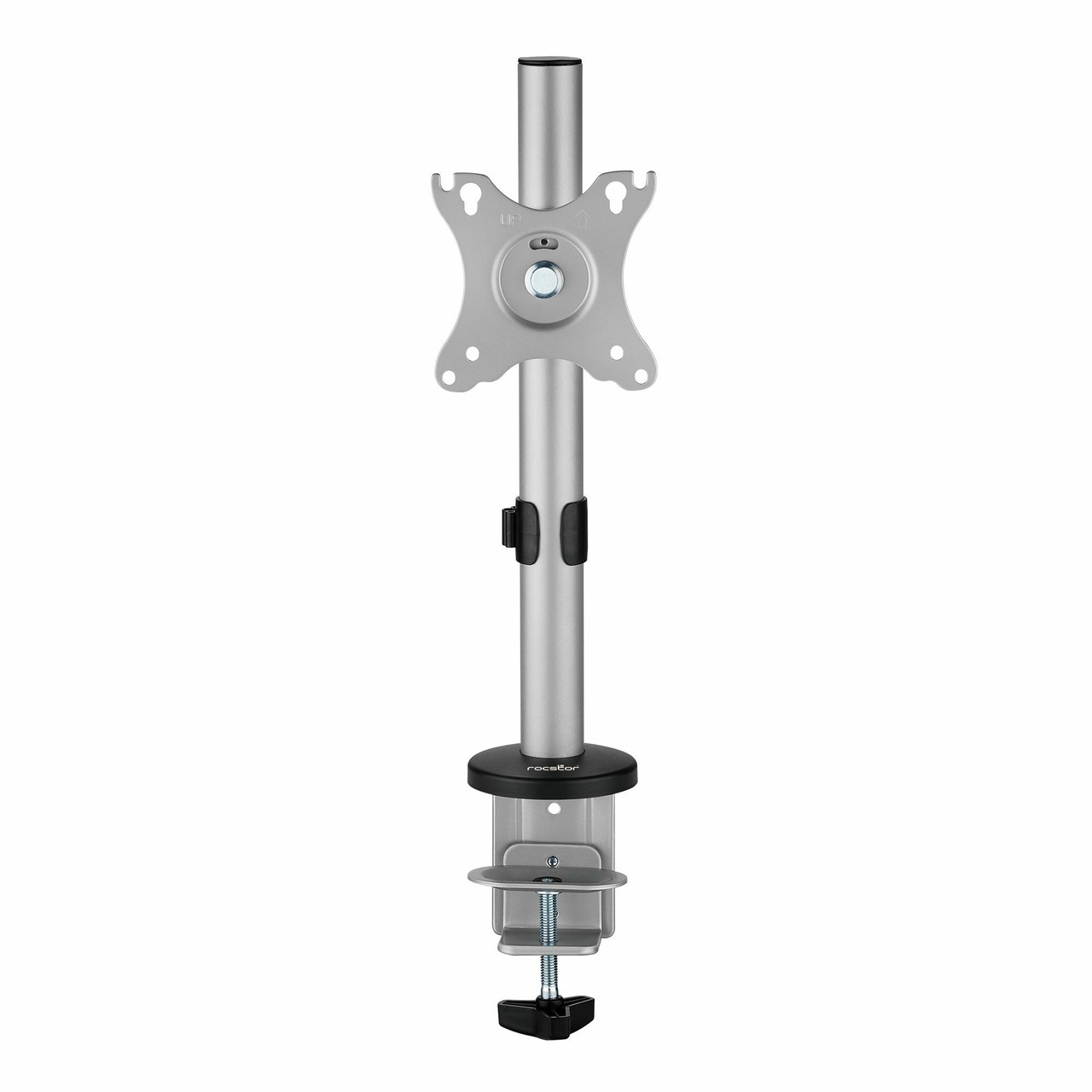 Rocstor Y10N018-S1 monitor mount / stand 34" Desk Black, Silver