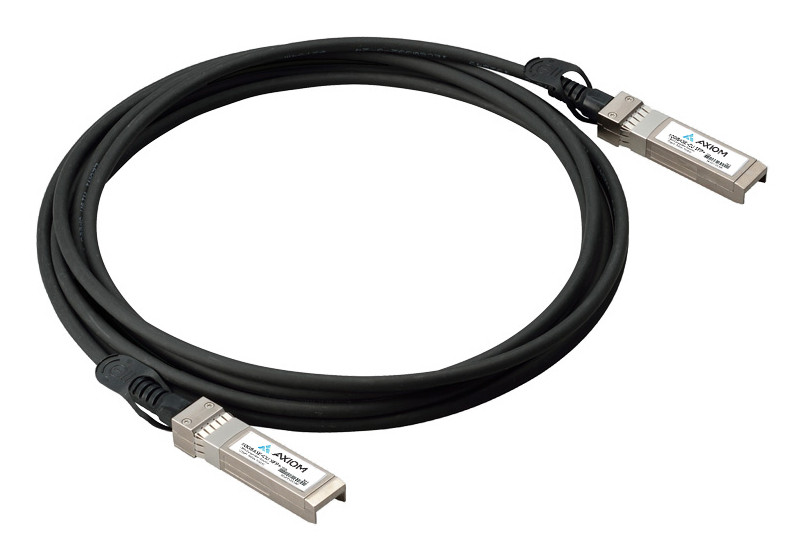 Axiom SFP-H1GB-CU10M-AX InfiniBand/fibre optic cable 393.7" (10 m) Black, Silver
