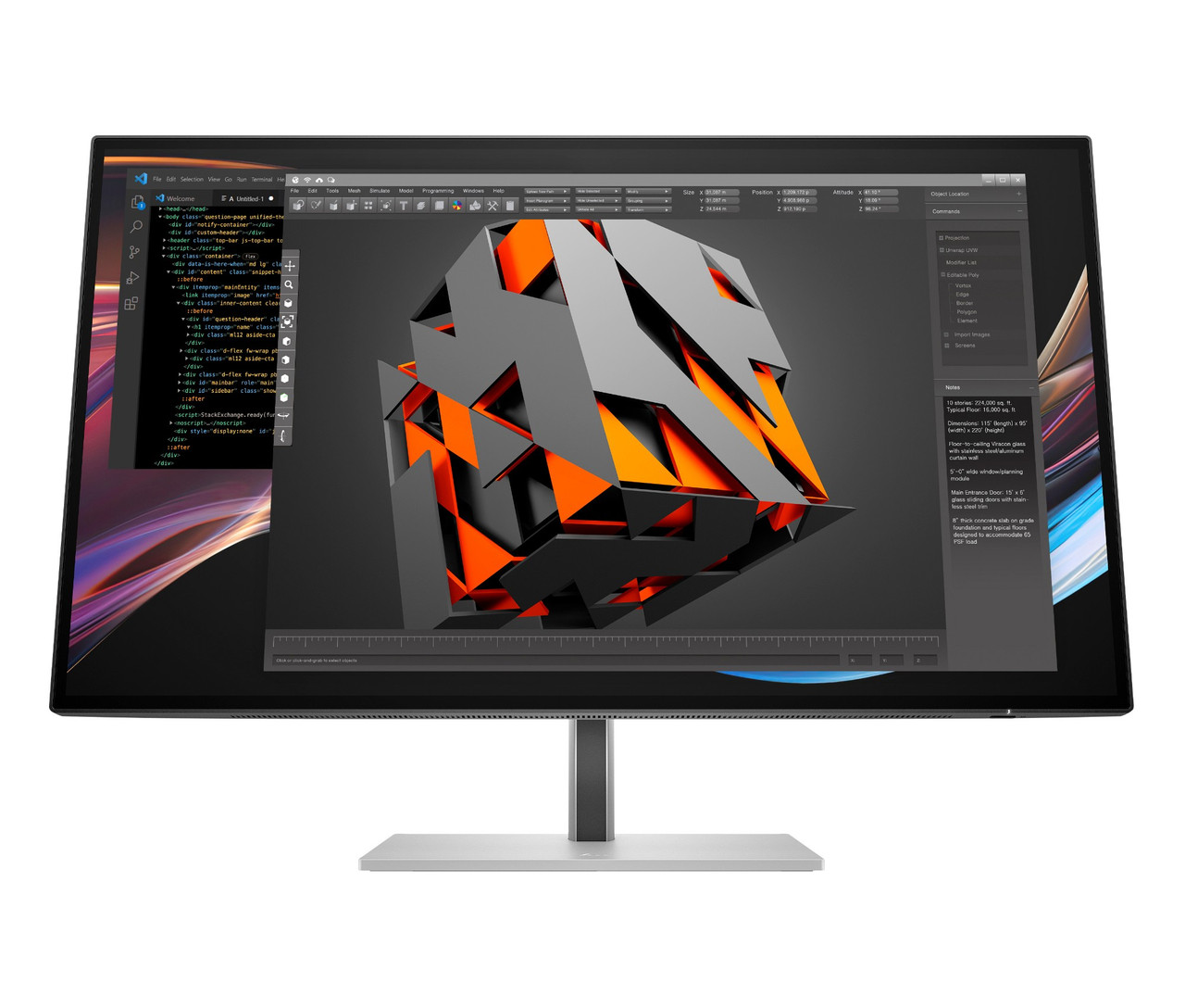 HP Series 7 Pro 27 inch 4K Thunderbolt 4 Monitor - 727pk - 8J9G2AA#ABA