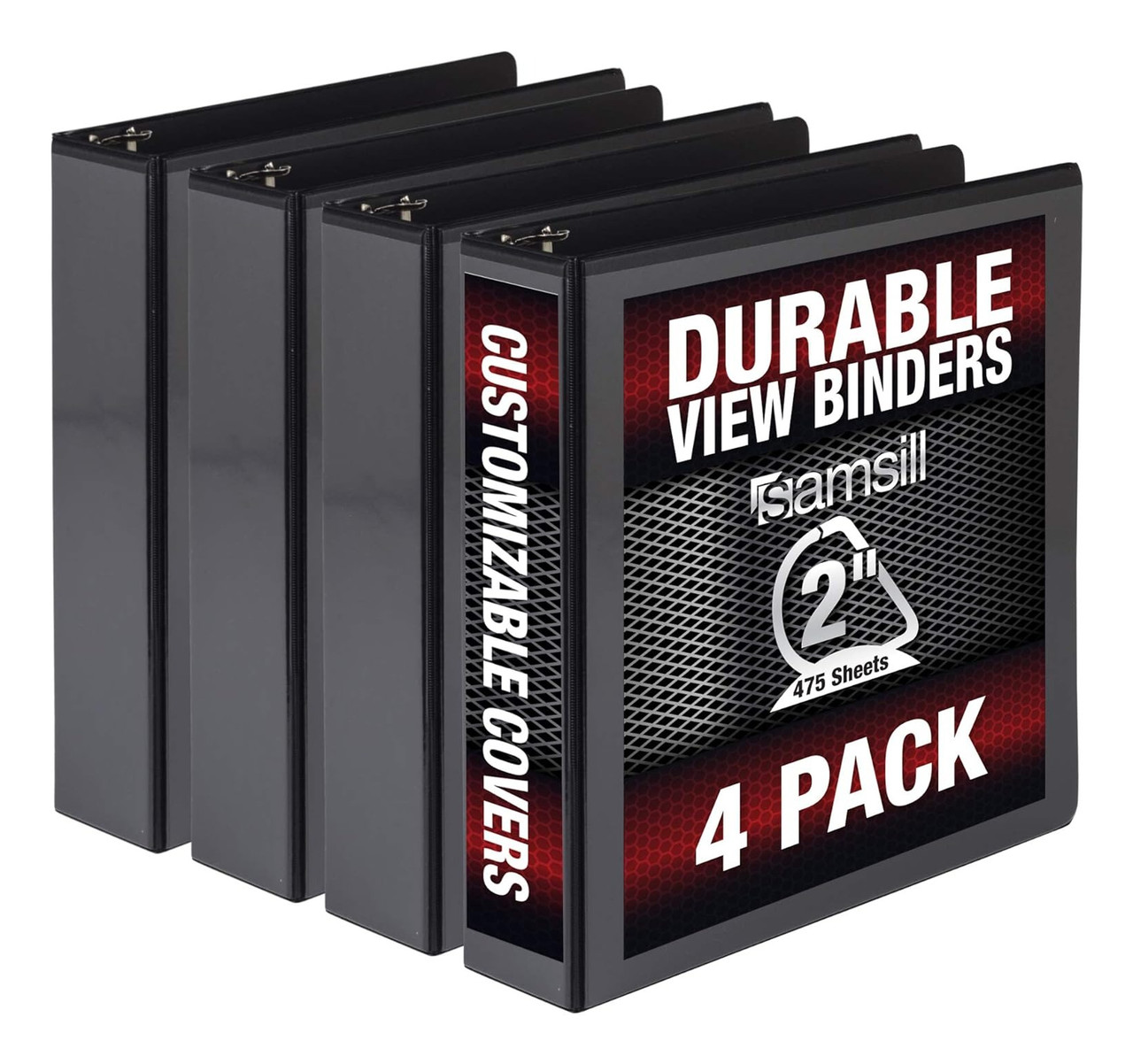 Samsill Durable ring binder A4 Black - MP46460