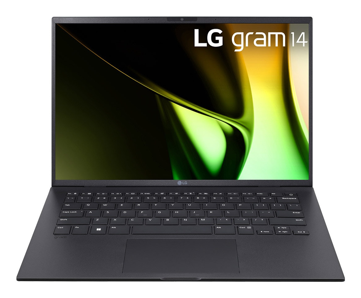 LG Gram 14Z90S Intel Core Ultra 7 155H Laptop 14" WUXGA 16 GB LPDDR5x-SDRAM 512 GB SSD Wi-Fi 6E (802.11ax) Windows 11 Pro US English Black - 14Z90S-V.APB5U1