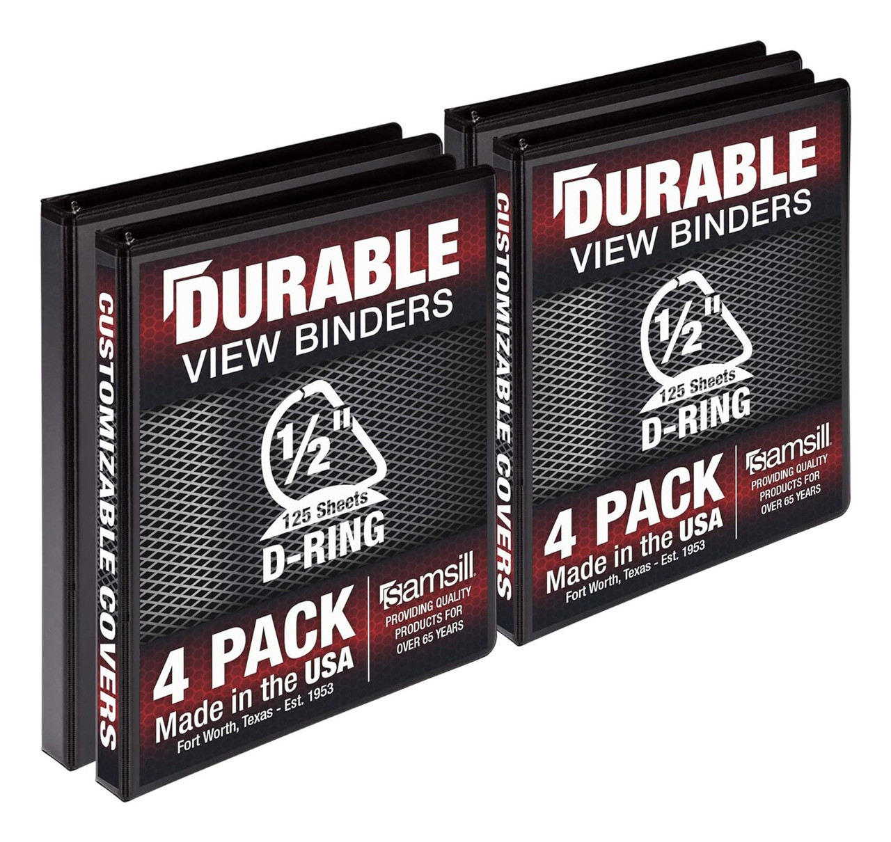Samsill Durable ring binder Letter Black - MP46410