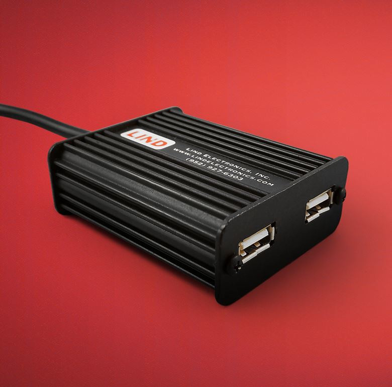 Lind Electronics USBML2-4801 power adapter/inverter Auto Black