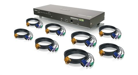 iogear GCS1808KITPTAA KVM switch Black