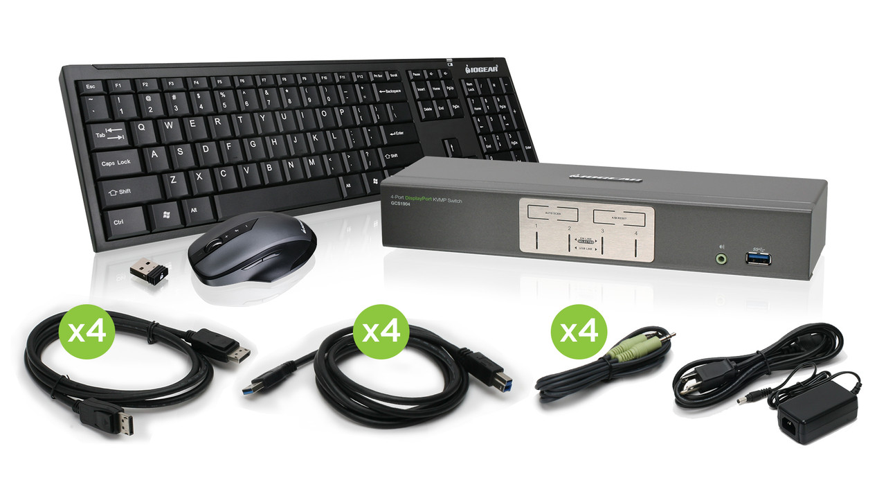 iogear GCS1904-KM KVM switch Black