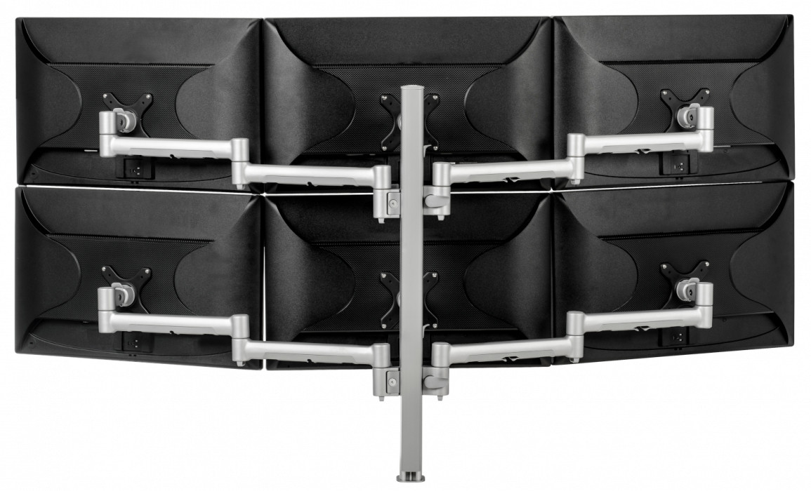 Atdec AWMS-6-13717-H-S monitor mount / stand 24" Silver